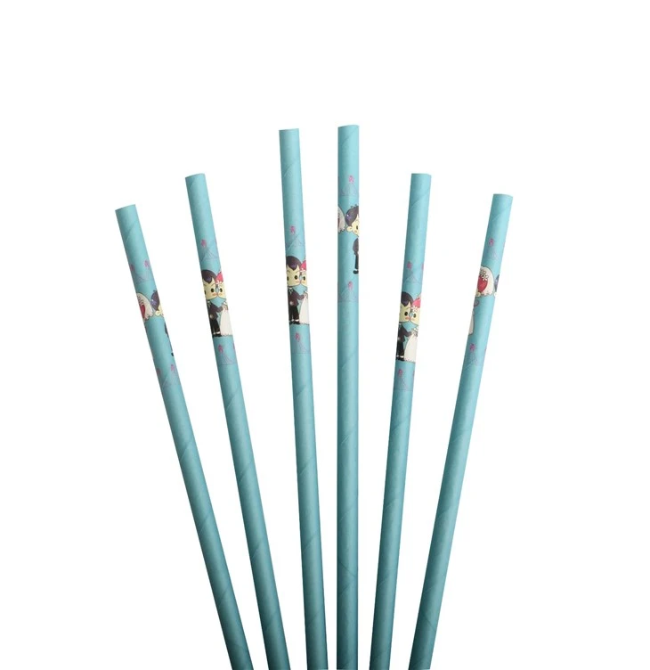 Black And White Stripe Straws