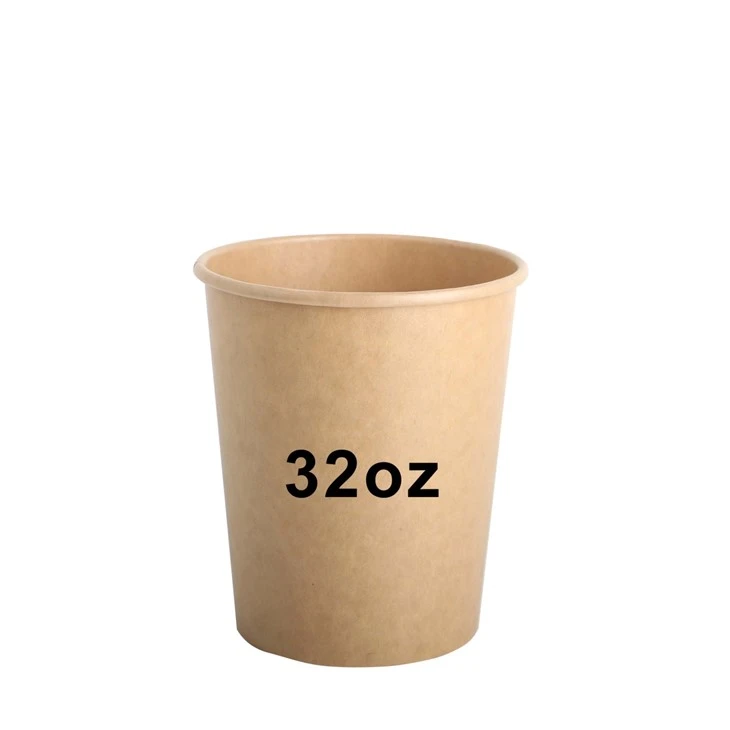 Disposable Kraft Paper Ice Cream Cups